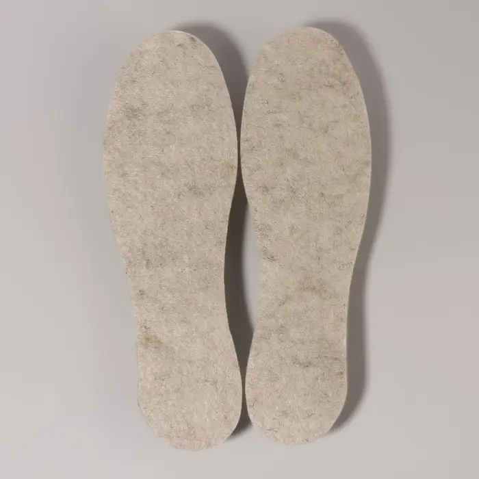 Стельки для обуви &laquo;Мягкий след&raquo;, утеплённые, универсальные, 36-46 р-р, пара, цвет бежевый