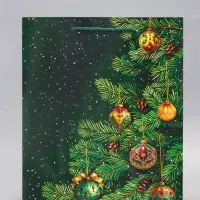 Пакет подарочный ламинированный, "Новый Год" , 26 х 12 х 32 см