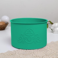 Набор силиконовых форм для выпечки на пасху &laquo;ХВ&raquo; зеленые, 3 шт.