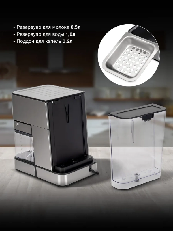 Кофеварка рожковая HEM-5306 1350Вт