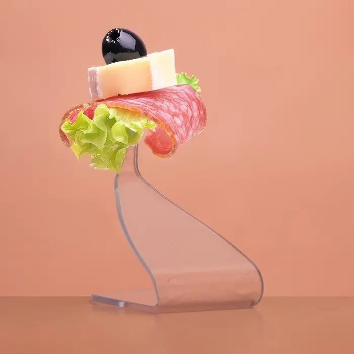 Шпажка пластиковая одноразовая для канапе &laquo;Пика&raquo;, прозрачная