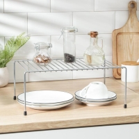 Полка для шкафа, 35,5&times;22&times;13 см, цвет хром