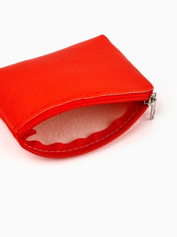 Кошелёк молодёжный, цвет красный, 11 х 7 см