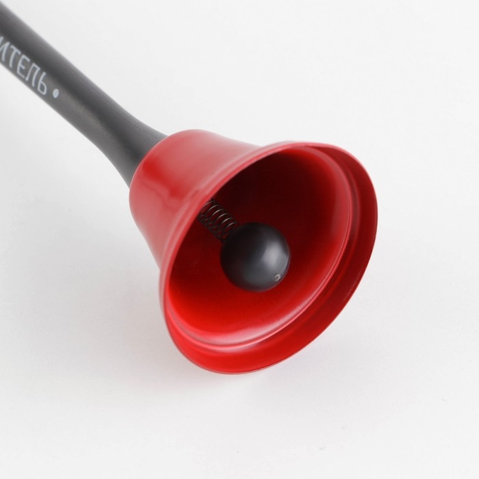 Ручка шариковая-колокольчик на подложке, пластик, синяя паста, 0.8 мм &laquo;Лучшему учителю&raquo;