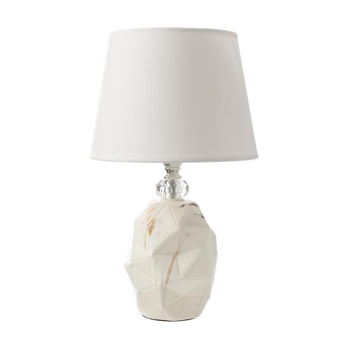 Лампа настольная "Дух" 1х40Вт Е14 белый 20х20х34см