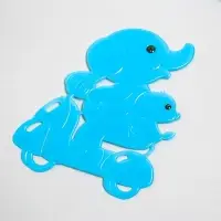 Наклейка фосфорная "Слонята на мопеде" с клеевыми подушечками набор 2 шт МИКС 29,5х25 см