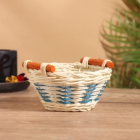 Корзина плетеная 15x15x8 см, ротанг