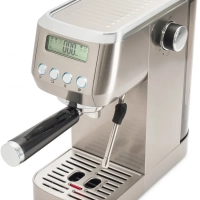 Кофеварка рожковая HEM-9990 серебристый