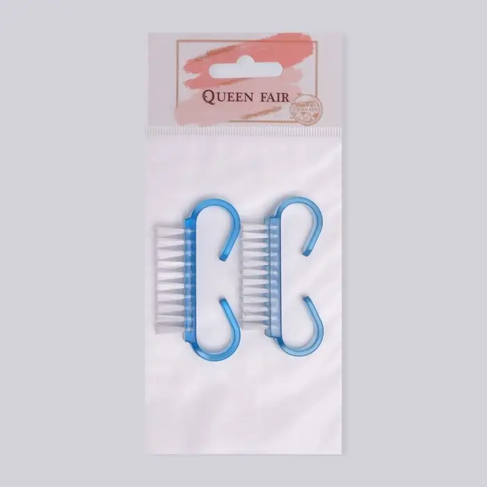 Щётки для маникюра/педикюра, 2 шт., 6.5&times;1.3 см, МИКС