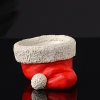 Подсвечник "Колпак" 9х7х5 см, красный