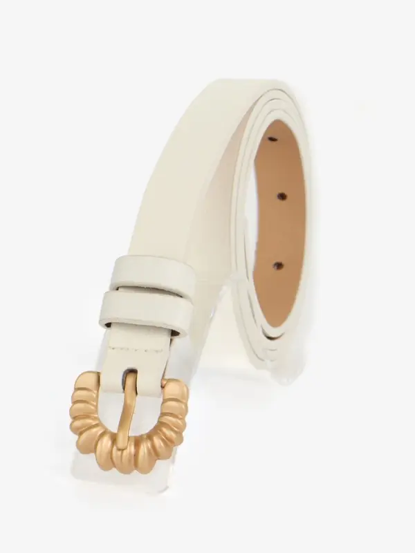 Ремень жен 03-01-01-01, Март2514, 1,8*0,3*110 см, без винта, пряж золото, 1 прокол,