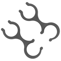 Палки треккинговые Maclay, телескопические, 3-х секционные, до 135 см (2 шт), ПОЛНЫЙ НАБОР   1082322