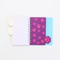 Блокнот с разделителями А7, 40 л "Корги"