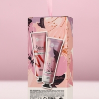 Подарочный набор ЧИСТОЕ СЧАСТЬЕ &laquo;Ты чудесна&raquo;, крема для рук, нежная кожа, 2&times;30 г