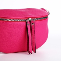 Сумка кросс-боди на молнии, цвет фуксия