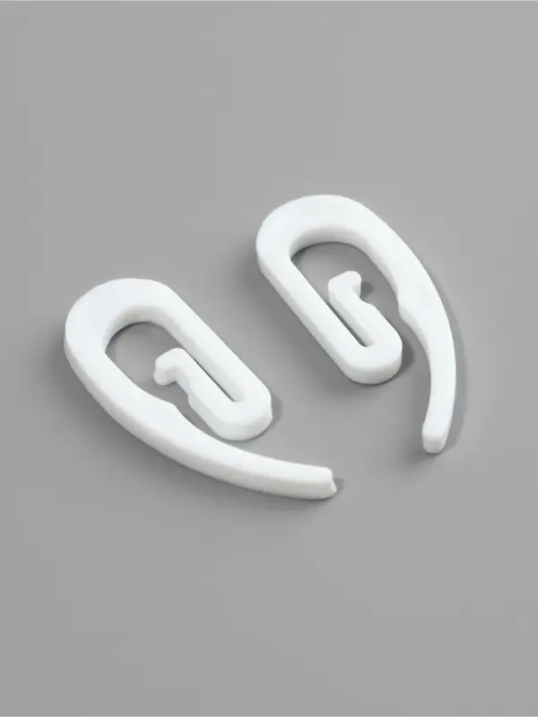 Крючок для штор &laquo;Улитка&raquo;, 31&times;12&times;2 мм, 10 шт., белый