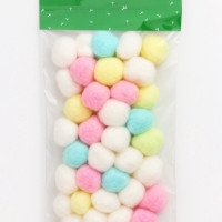 Наполнитель хлопковый для грызунов, разноцветный, 50 шариков