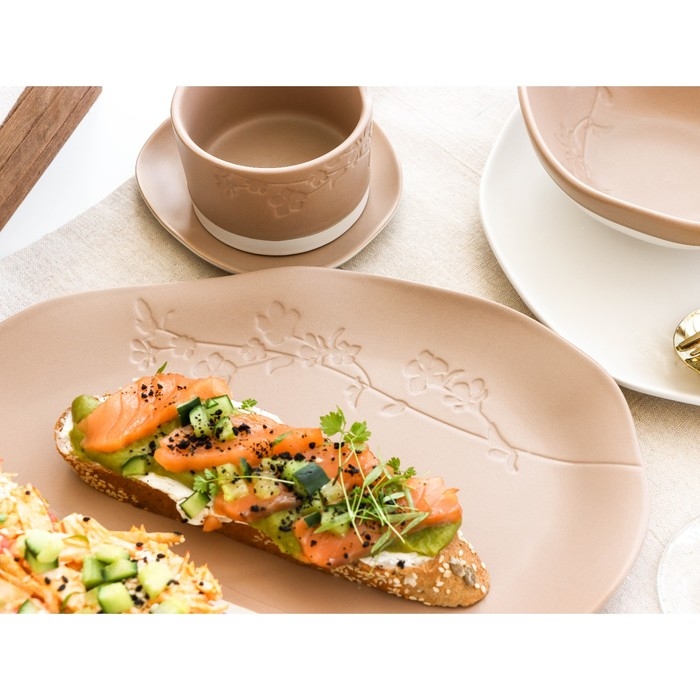 Блюдо керамическое &laquo;Монблан&raquo;, 23 х 34 см