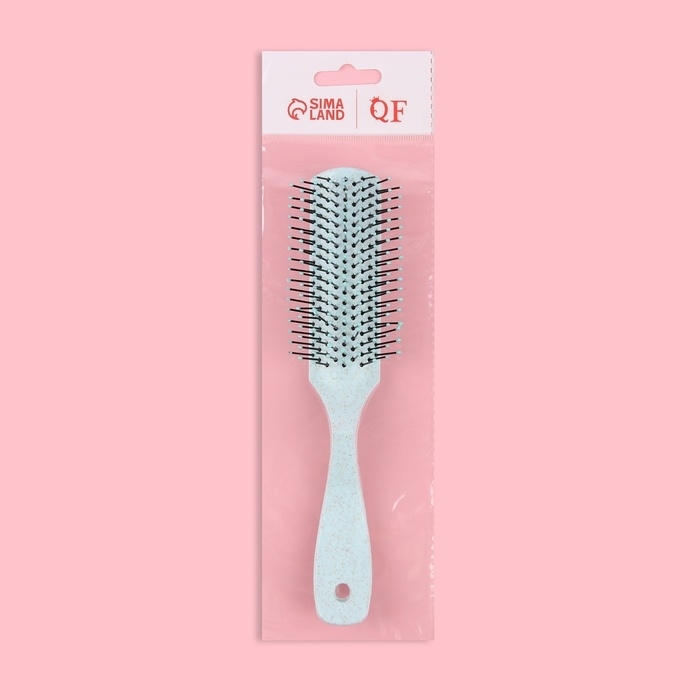 Расчёска массажная, 3,3 &times; 20,5 см, цвет МИКС