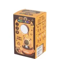 Ночник "Капибара в чашке" 8хLED 3Вт 5V USB АКБ 2 режима 9,5х9,5х28,5 см