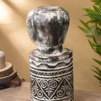 Сувенир "Истукан" дерево 16х16х40 см