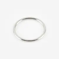 Кольцо для бретелей, металлическое, 15 мм, 20 шт., цвет серебряный