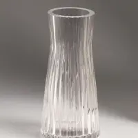 Ваза стекло настольная "Силье" 17х8 см, прозрачный