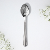 Ложка чайная &laquo;Любимая подруга&raquo;, на открытке, 3 х 14 см.