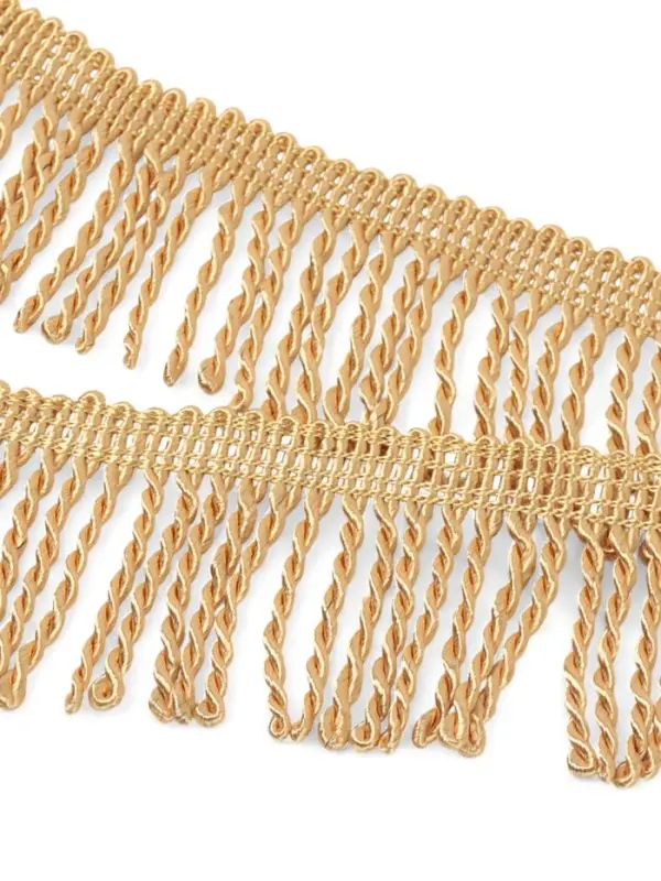 Бахрома жгут, 6,5 см, 20 м&plusmn;0.5, цвет золотой