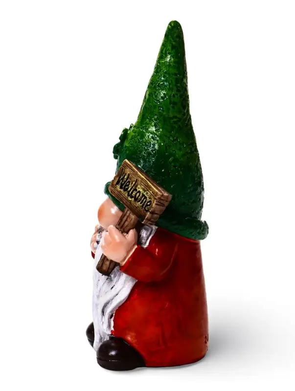 Садовая фигура 10 х 10 х 27 см  "Гном Welcome"