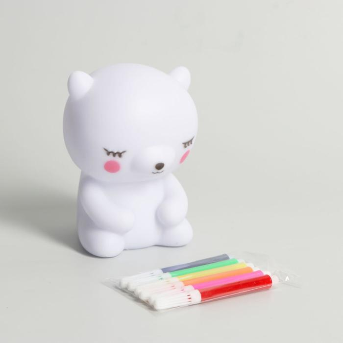 Набор для творчества &laquo;Раскрась светильник. Мишка&raquo;