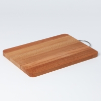 Доскa рaзделочнaя Adelica, с метaллической ручкой, 35&times;24&times;2 см, бук