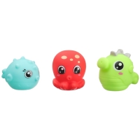 Набор игрушек для ванны &laquo;Поймай рыбку&raquo;, ковш, брызгалки, 4 шт, Крошка Я