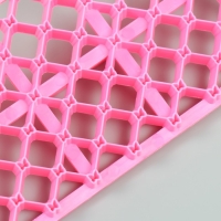 Штамп пластик "Ромб с бабочками" 12,8х7.5 см