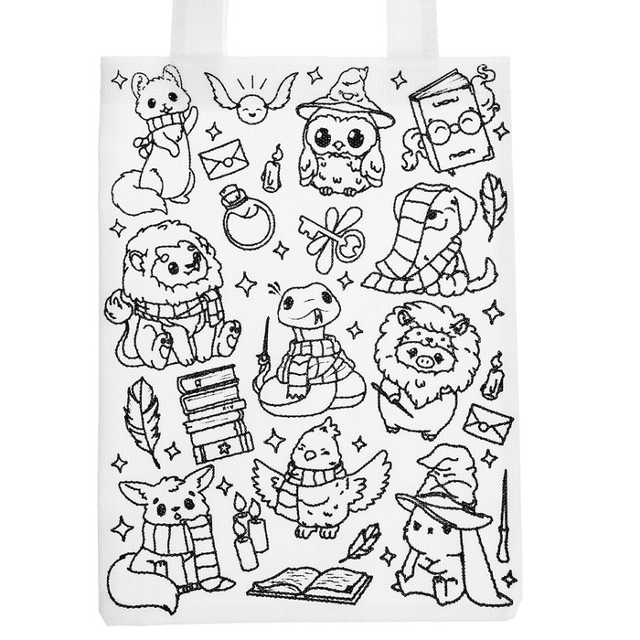 Сумка-шопер раскраска &laquo;Стикеры волшебники&raquo;