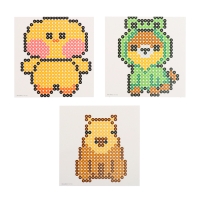 Аквамозаика &laquo;Зверята&raquo;, более 1000 шариков, 3 фигурки