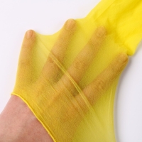 Капрон для кукол и цветов, набор 4 шт., размер 1 шт. &mdash; 45 &times; 6 см, цвет лимонный