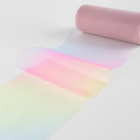 Фатин &laquo;Радуга&raquo;, 15 см, 11 &plusmn; 1 г/кв.м, 23 &plusmn; 1 м, цвет разноцветный