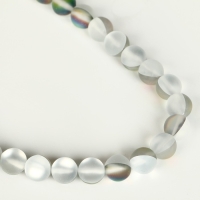 Бусины из натурального камня &laquo;Кошачий глаз&raquo;, набор 46 шт., размер 1 шт. &mdash; 8 мм, матовый серый