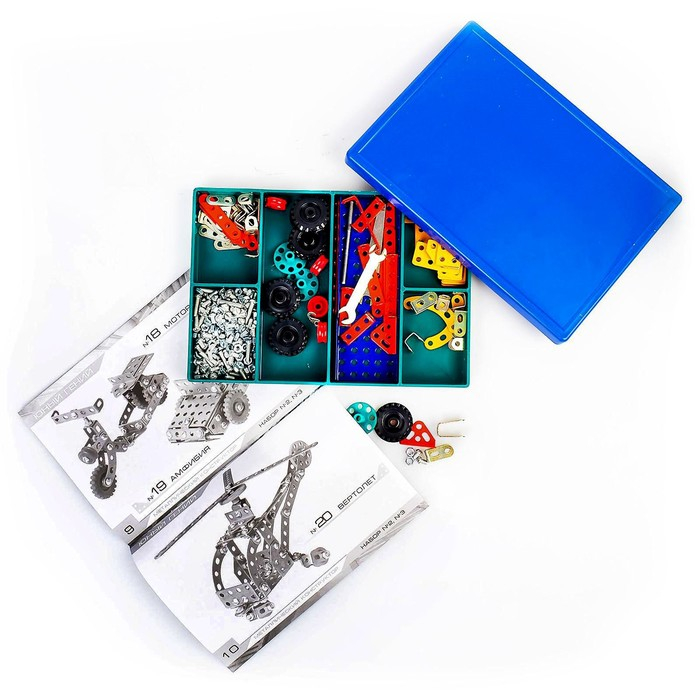 Конструктор &laquo;Юный гений №3&raquo;, 297 деталей, 31 модель, цветной