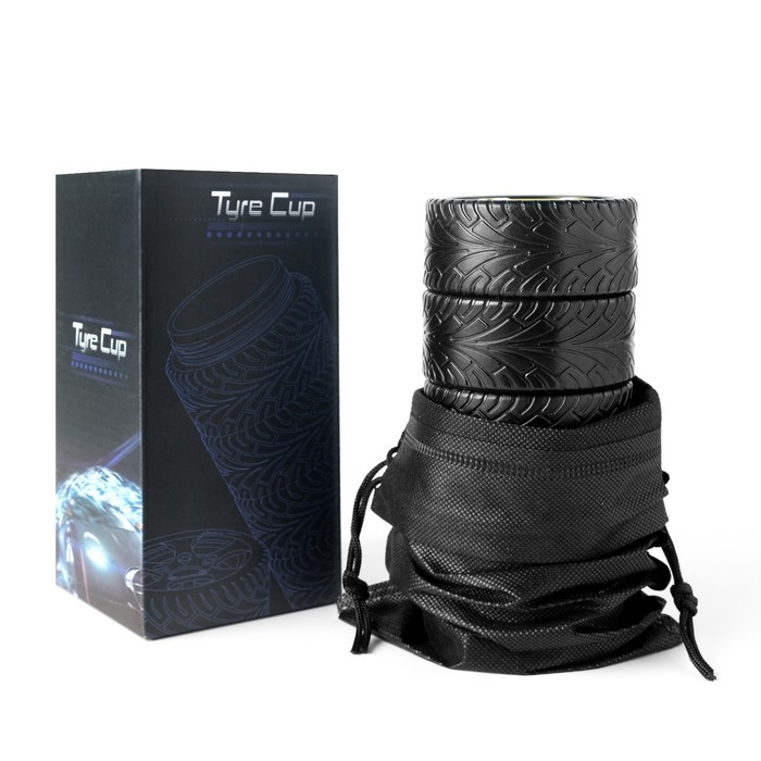 Термос, 250 мл, Авто колесо, сохраняет тепло 6 ч, 17 х 8 см, серебро, чехол в подарок Термос, 250 мл, Авто колесо, сохраняет тепло 6 ч, 17 х 8 см, серебро, чехол в подарок