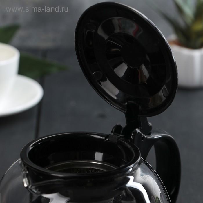 Чайник заварочный &laquo;Бетти&raquo;, 800 мл, с ситечком, цвет черный