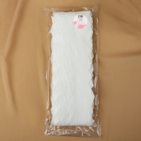 Кружево шитьё, 70 мм &times; 13 &plusmn; 1 м, цвет белый