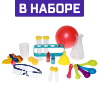 Набор для опытов &laquo;Увлекательная наука&raquo;, 15 опытов с лабораторной посудой