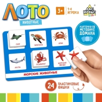 Лото &laquo;Мир животных&raquo; по методике Г. Домана, 1-4 игрока, 3+