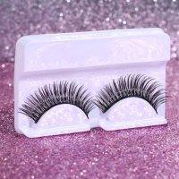 Ресницы накладные &laquo;Мечтающий взгляд&raquo;, 11 мм, без клея, цвет чёрный