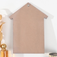 Крючки декоративные дерево "Два попугая и клетка" 20х0,5х26 см