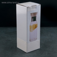 Графин стеклянный с диспенсером &laquo;Тео&raquo;, 600 мл, 8&times;24 см