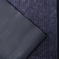 Коврик придверный влаговпитывающий, ребристый, &laquo;Стандарт&raquo;, 90&times;150 см, цвет серый