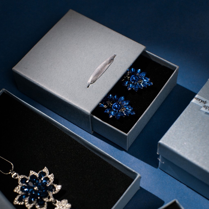 Коробочка подарочная под набор &laquo;Премиум&raquo;, 10&times;10, цвет серебро